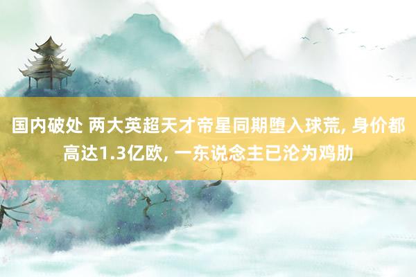 国内破处 两大英超天才帝星同期堕入球荒， 身价都高达1.3亿欧， 一东说念主已沦为鸡肋