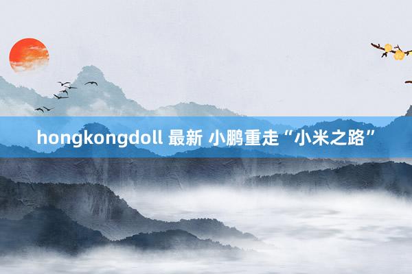 hongkongdoll 最新 小鹏重走“小米之路”